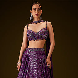 sequin-lehenga