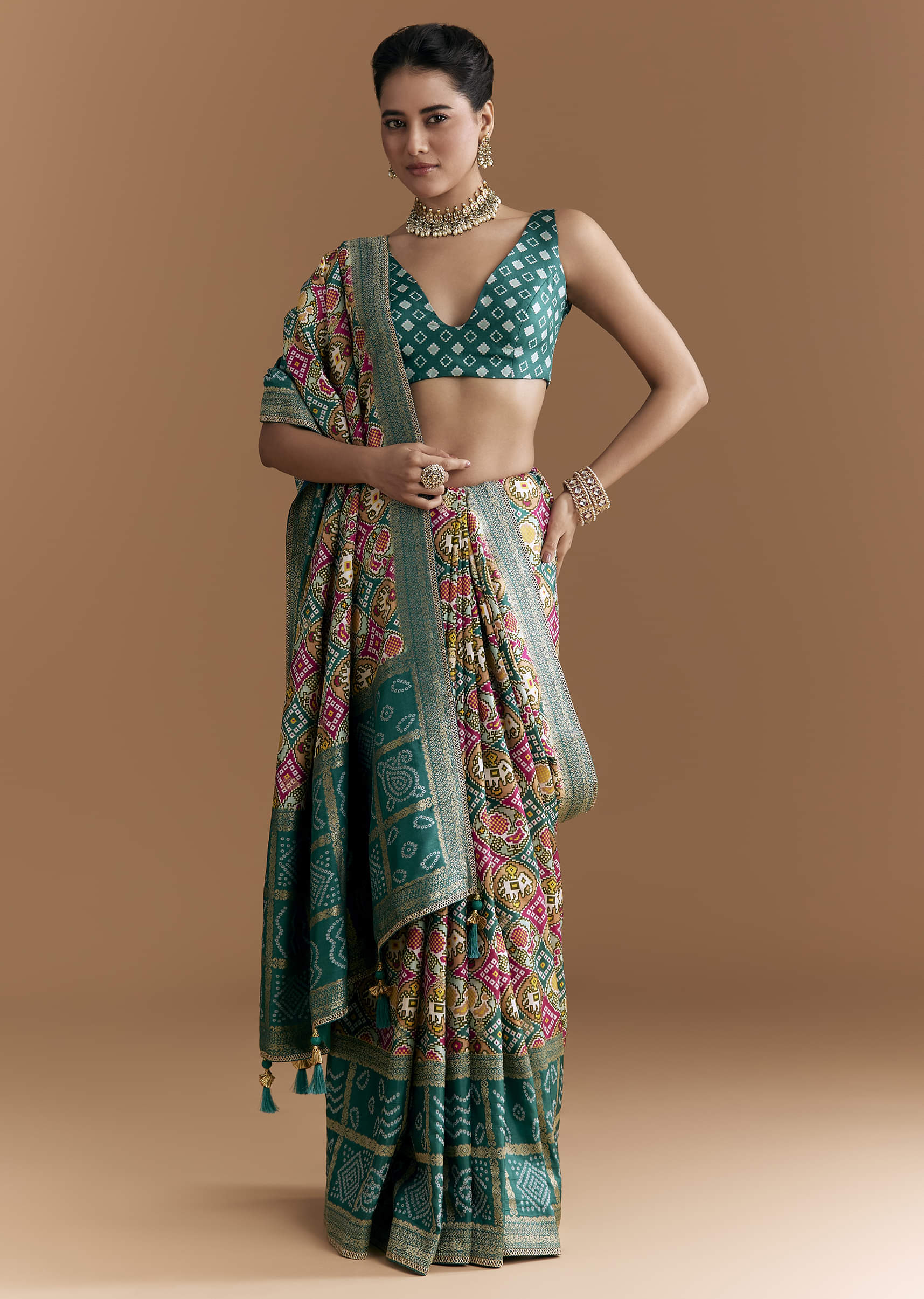 teal-blue-dola-silk-saree-with-bandhani-and-zari-work-sg353442-3.jpg
