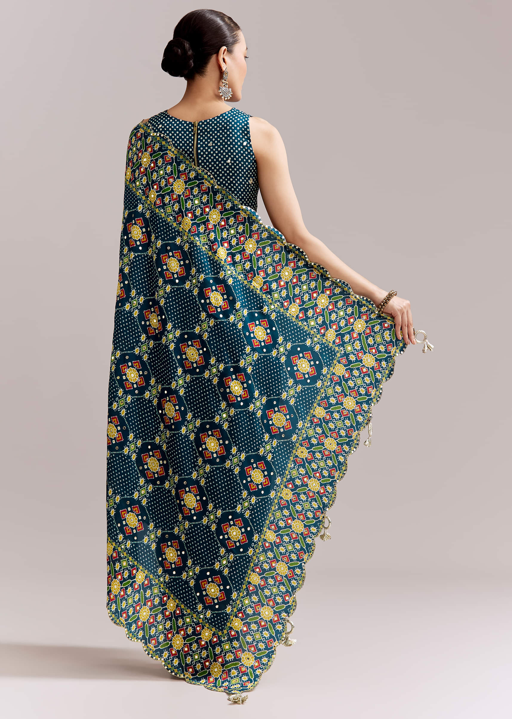 teal-blue-satin-saree-with-ajrakh-print-and-scallop-gota-zari-border-sg351941-4.jpg