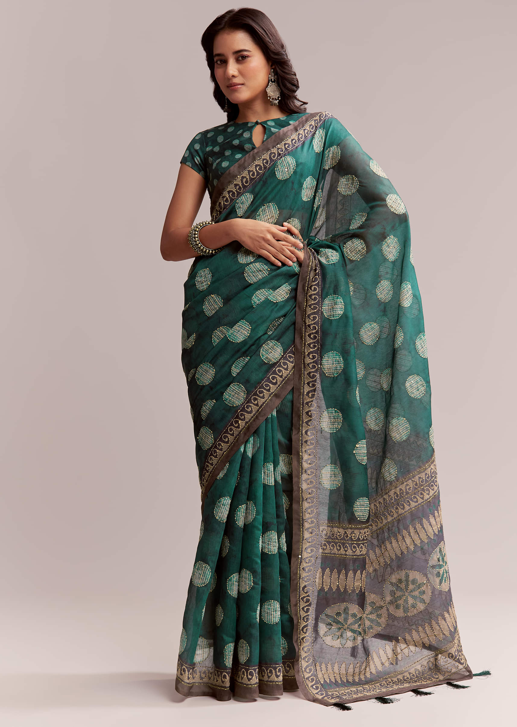teal-green-linen-printed-saree-with-handcrafted-ajrakh-work-sg312210-1.jpg