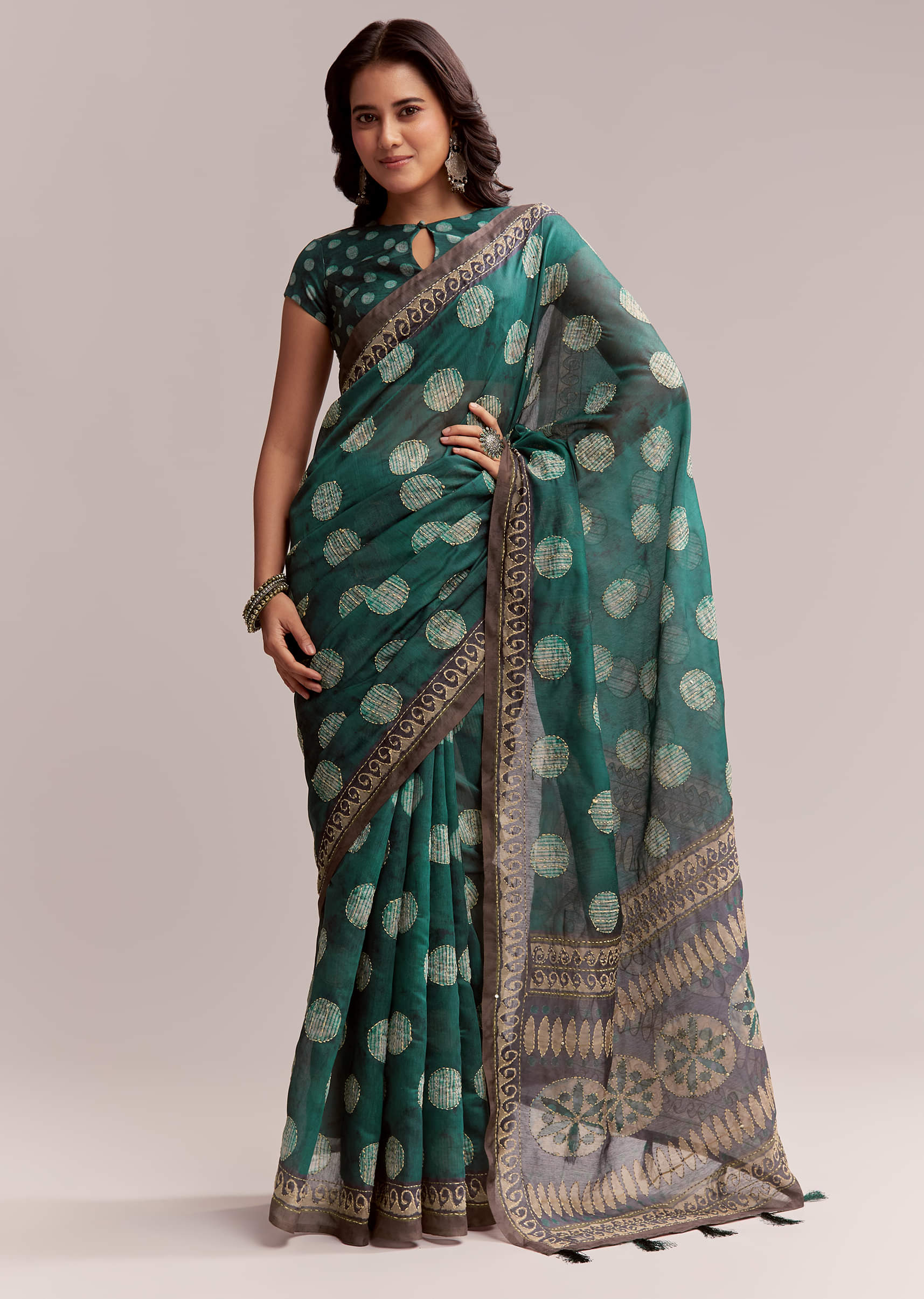 teal-green-linen-printed-saree-with-handcrafted-ajrakh-work-sg312210-3.jpg