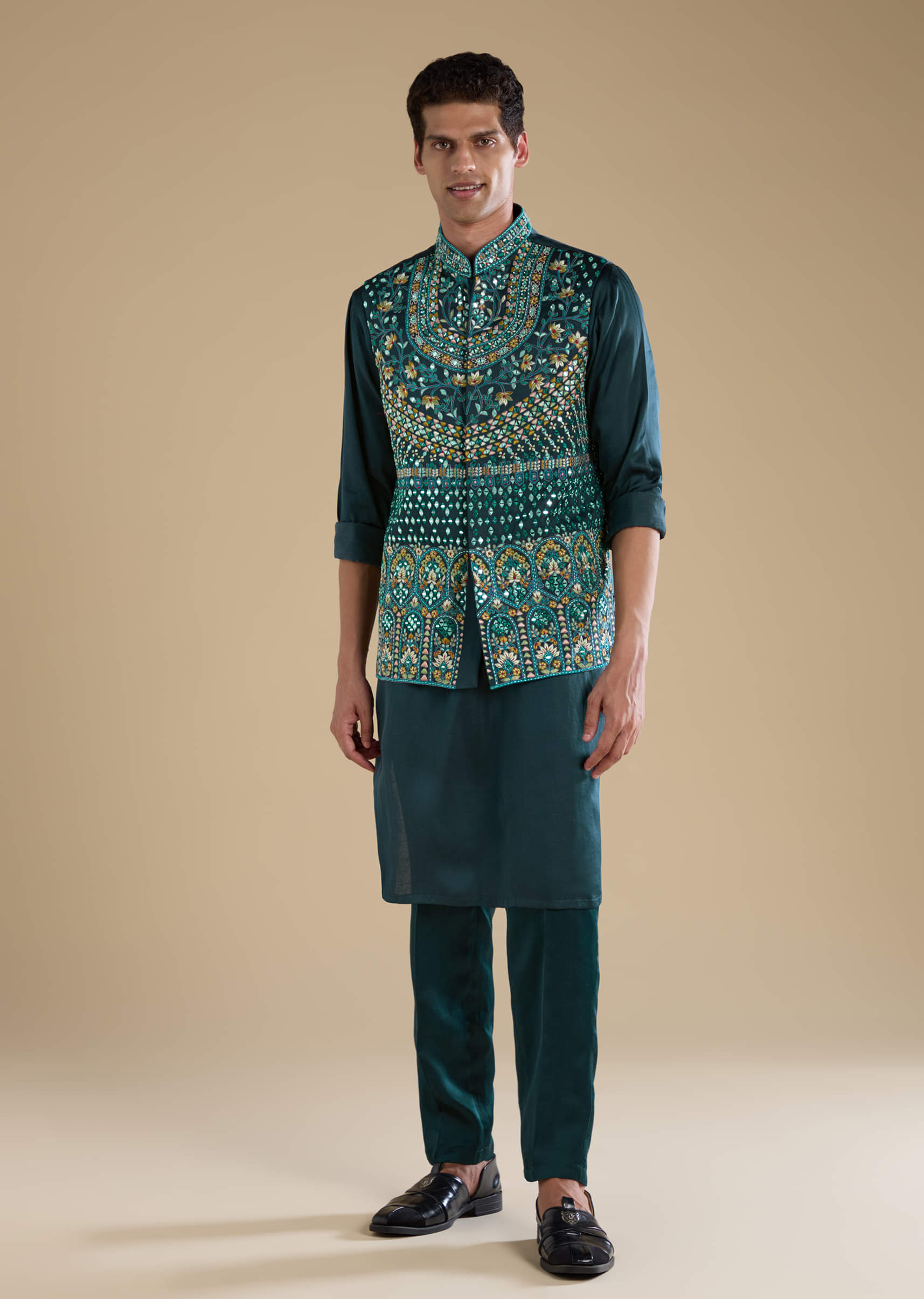 teal-silk-jacket-kurta-set-with-mirror-work-sg333060-3.jpg