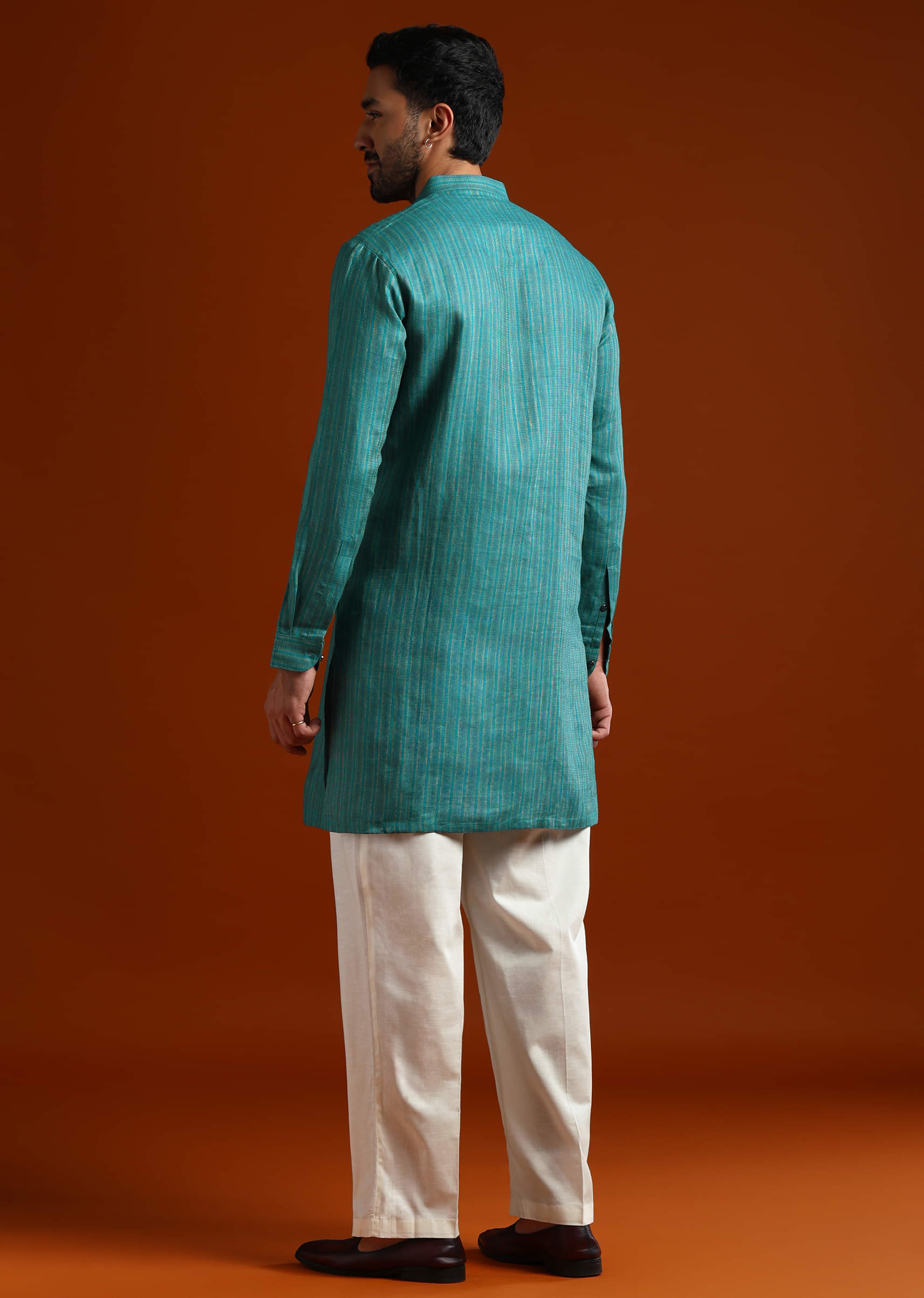 teal-textured-kurta-set-for-men-with-thread-embroidery-sg321628-5.jpg