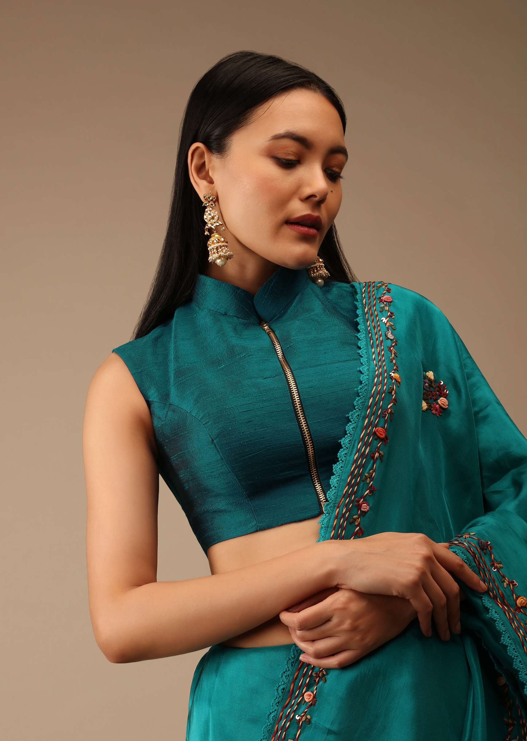 teal_blue_blouse_in_raw_silk_with_mandarin_collar_neckline_a-m001blra20y-sg92804_1_8917c82d-3a91-4237-9d20-421803aef2ab.jpg