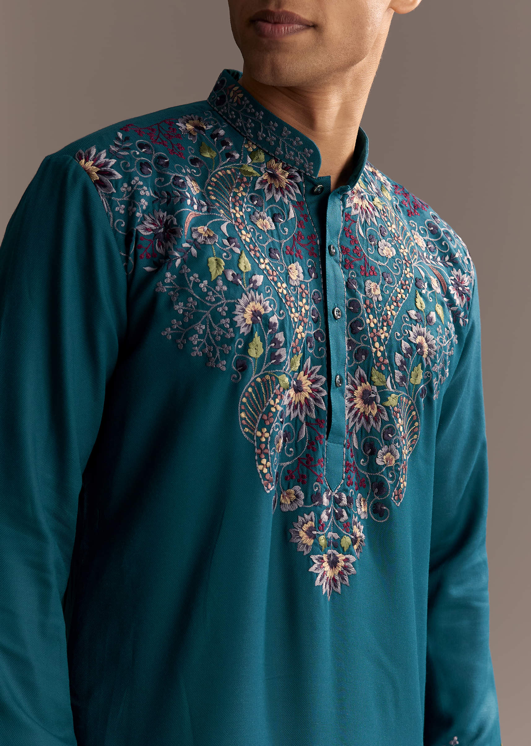 teal_blue_modal_kurta_set_for_men_with_floral_resham-sg322044-1-nosto_6.jpg