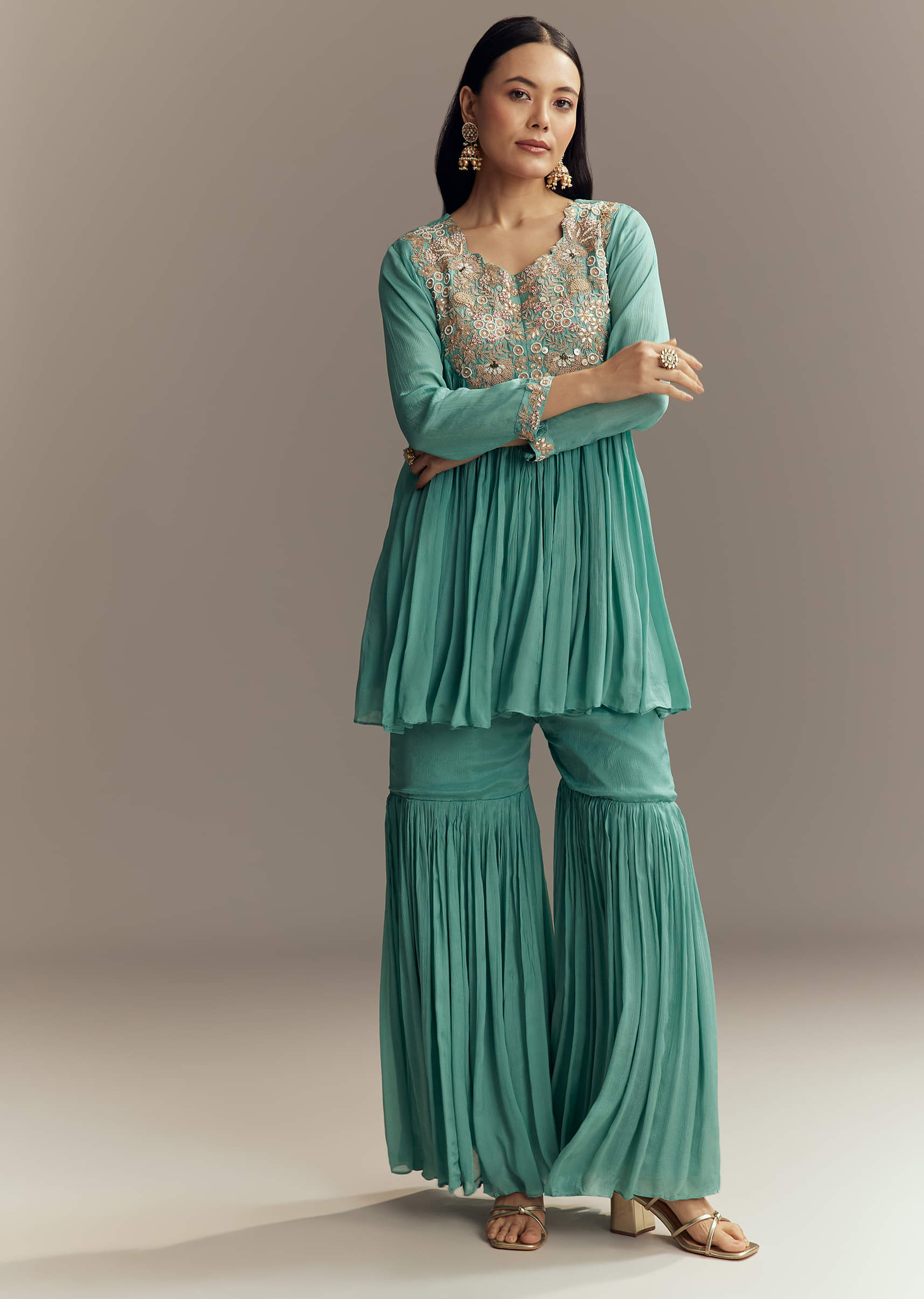 turquoise-blue-chinon-indo-western-top-and-sharara-set-with-zardosi-work-sg344546-3.jpg