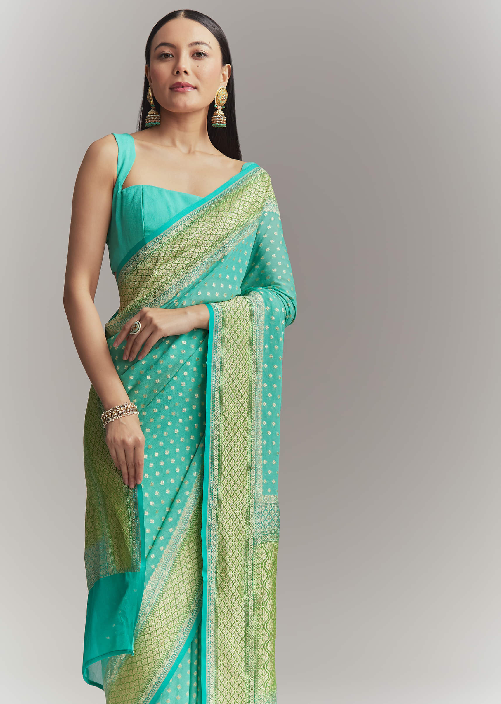 turquoise-georgette-woven-saree-with-parrot-green-contrast-work-sg342148-5.jpg