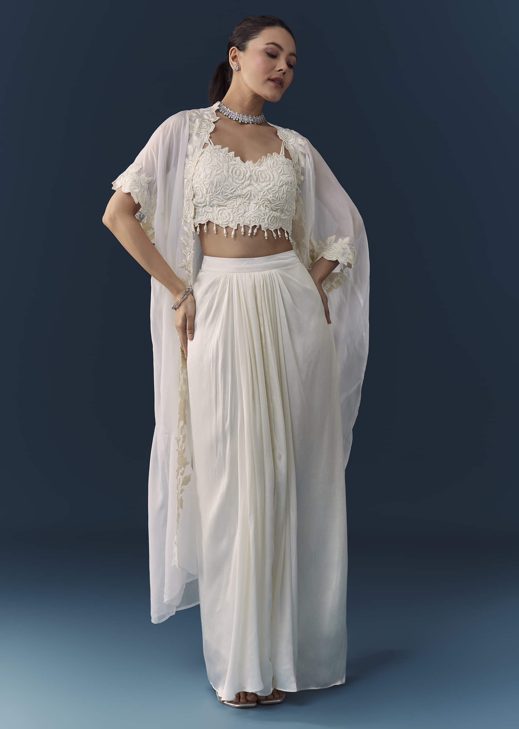 white-crop-top-draed-skirt-set-with-cape-sg348988-3.jpg
