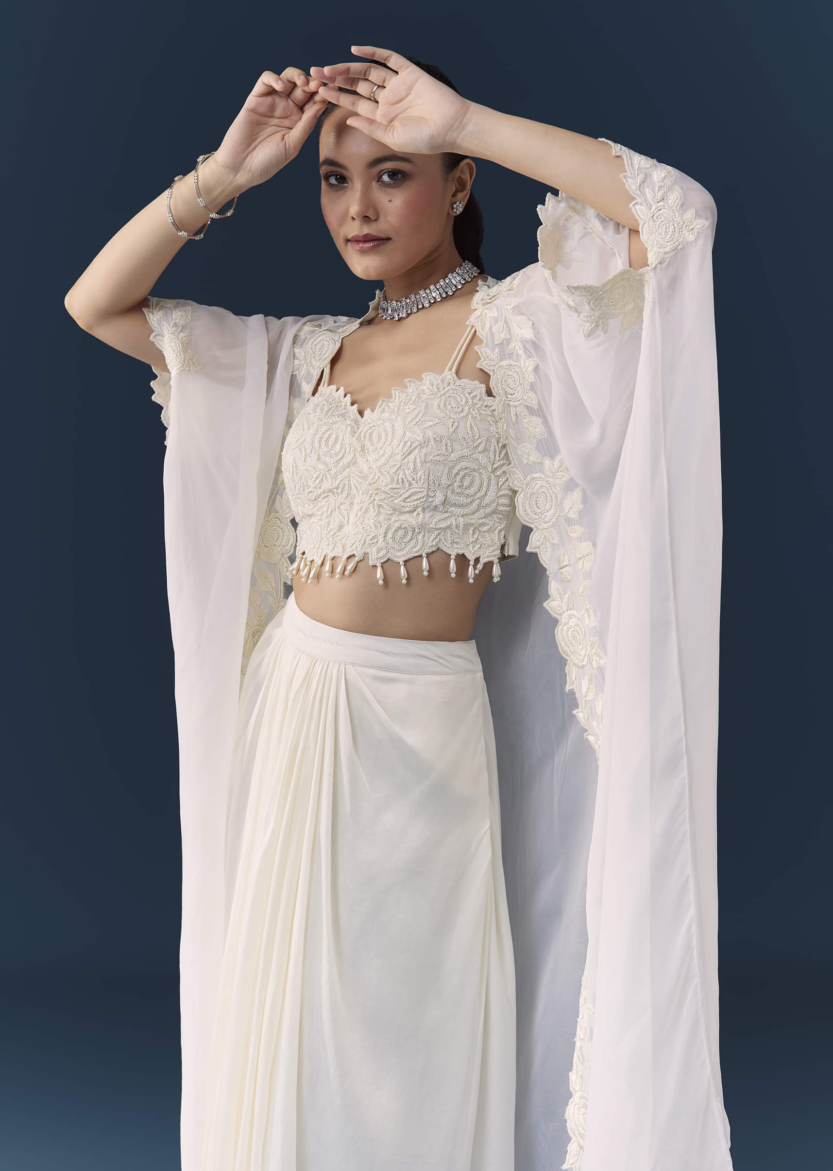 white-crop-top-draed-skirt-set-with-cape-sg348988-4.jpg