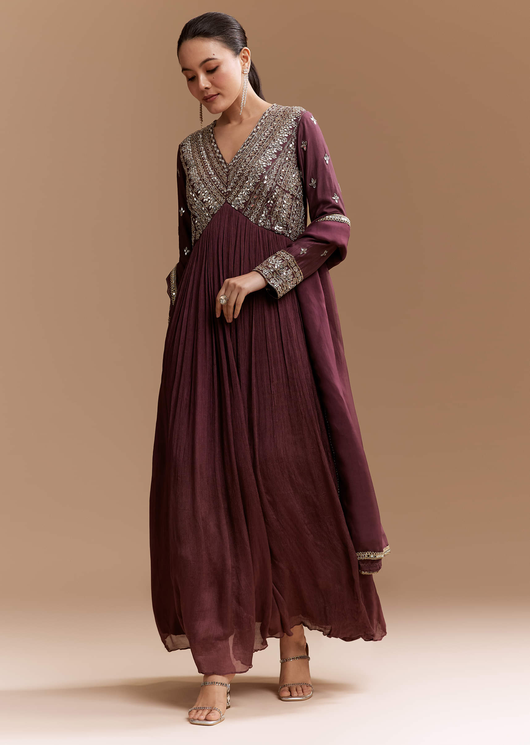 wine-mirror-embroidered-chinnon-anarkali-with-dupatta-sg363006-3.jpg