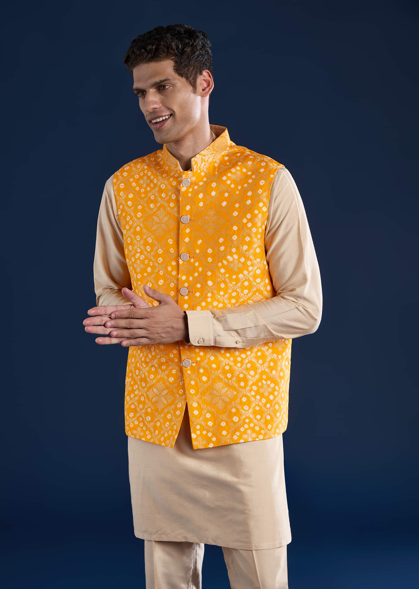 yellow-bandhani-silk-jacket-kurta-set-sg332764-4_1.jpg