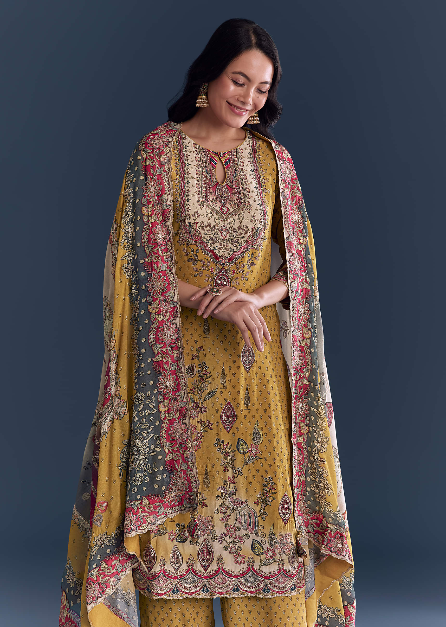 yellow-crepe-printed-kurta-set-with-floral-print-sg339823-4.jpg