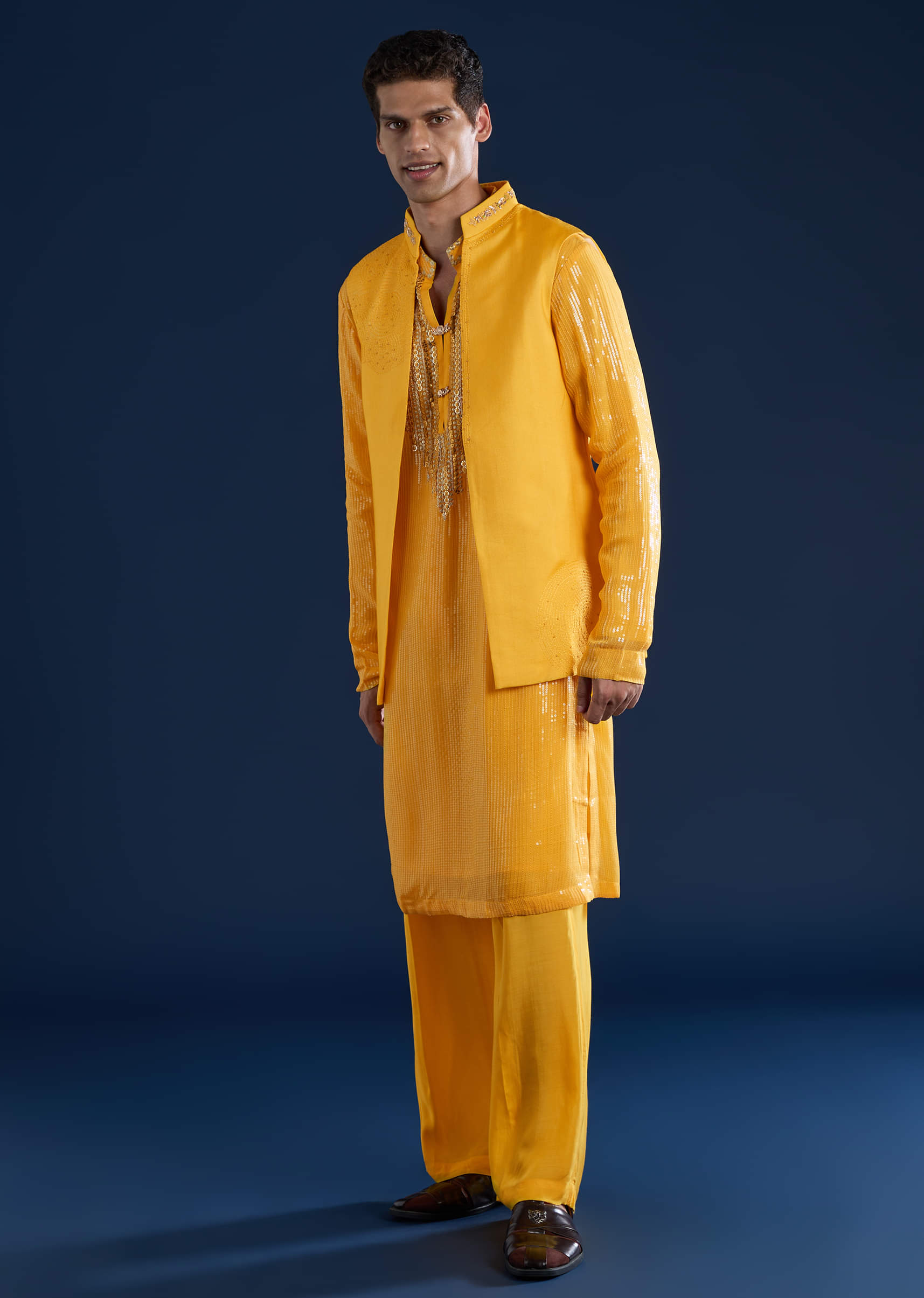 yellow-embellished-kurta-and-jacket-set-sg328663-3.jpg
