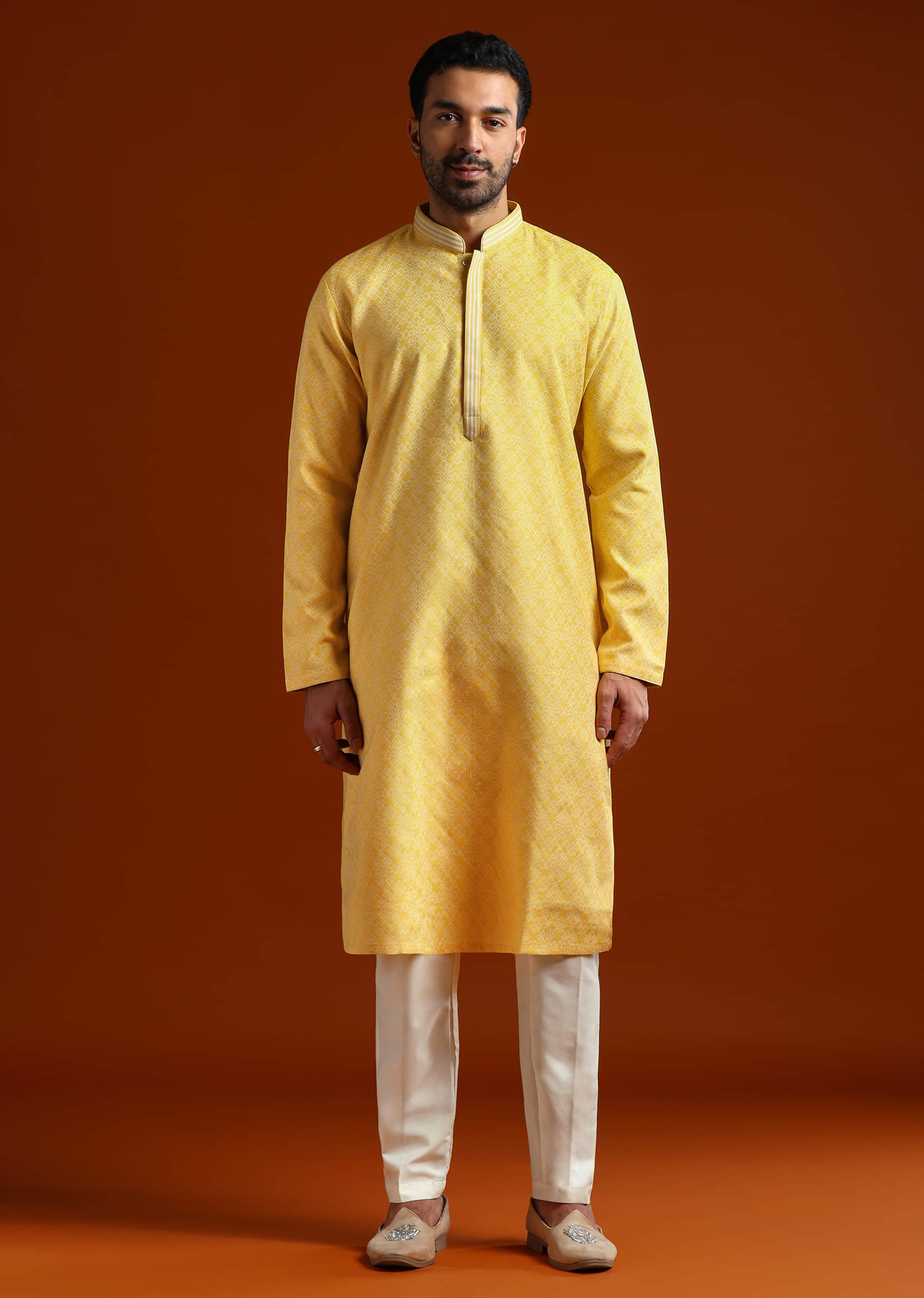 yellow-jacquard-kurta-set-for-men-with-subtle-print-sg322396-1.jpg