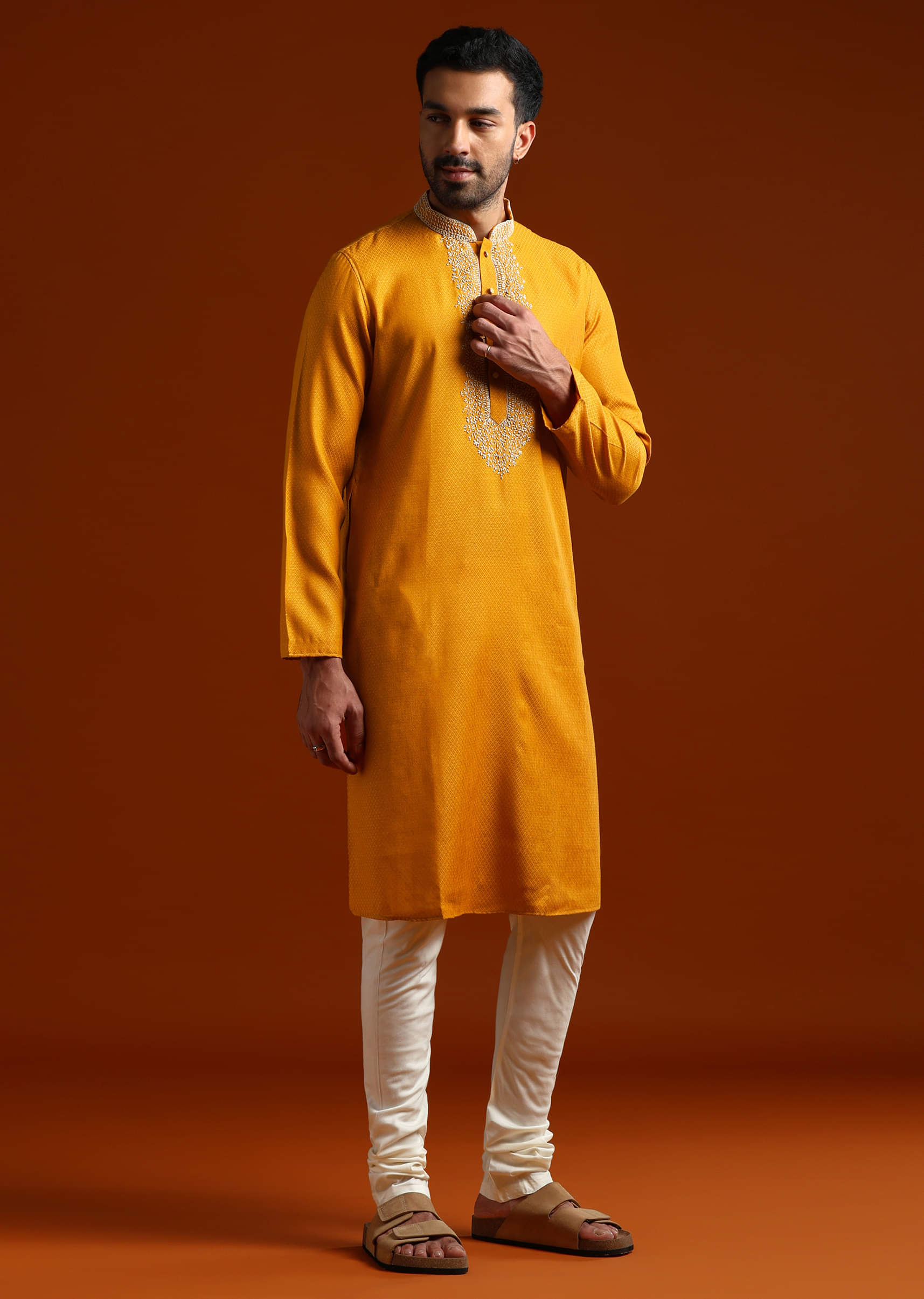 yellow-kurta-set-for-men-with-thread-embroidery-sg315971-3.jpg