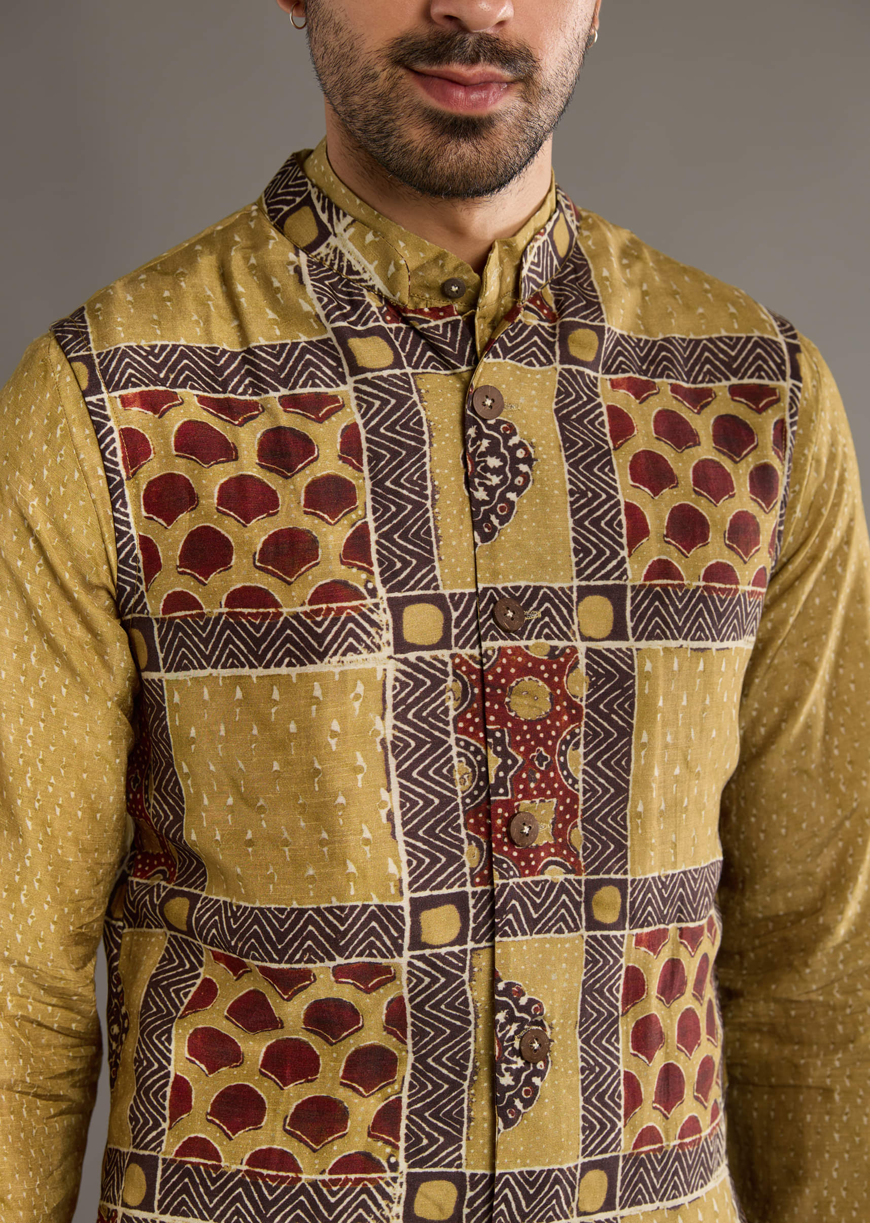 yellow-linen-kurta-jacket-set-for-men-with-hand-block-ajrakh-print-sg359228-2.jpg