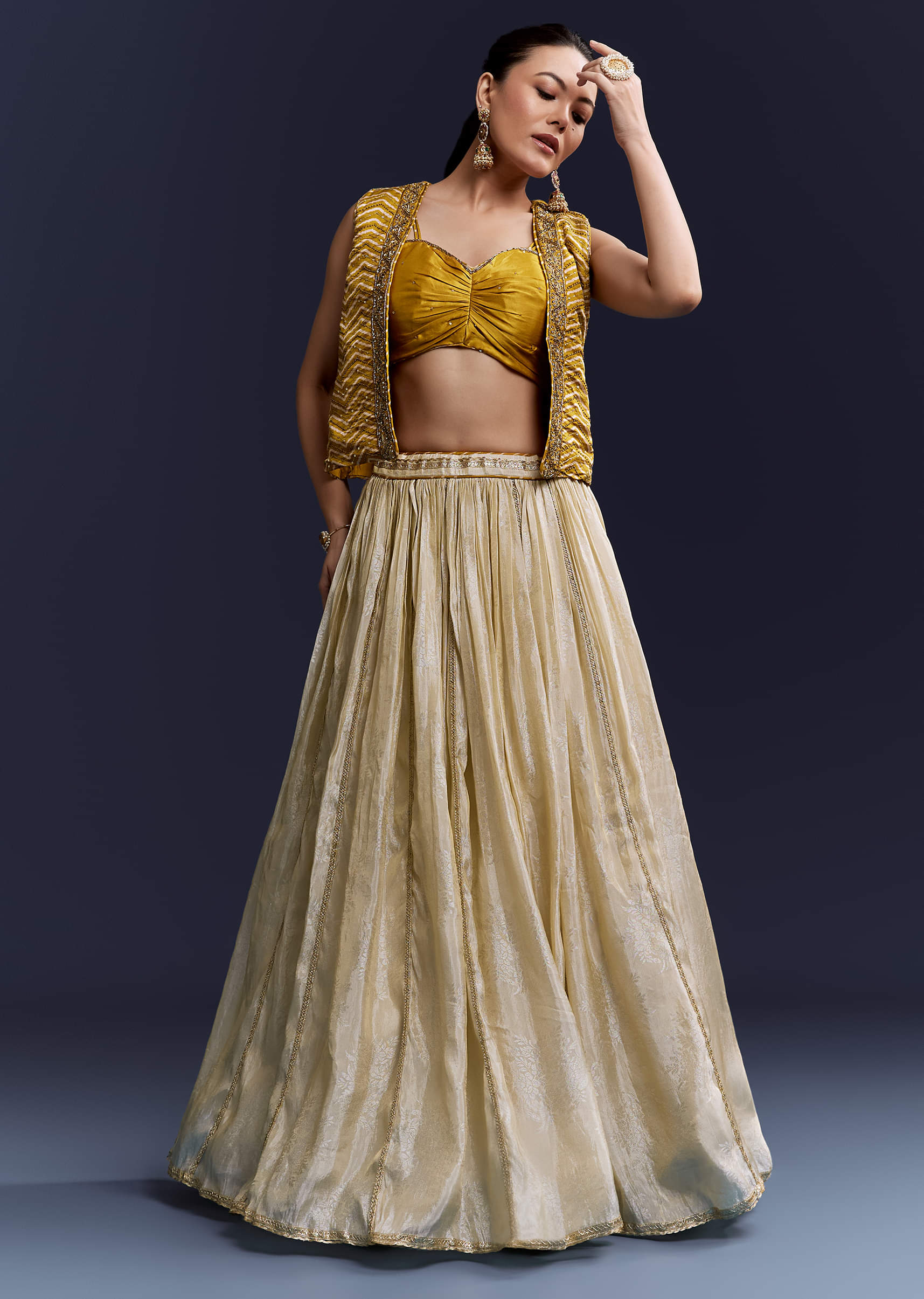yellow-satin-festive-lehenga-with-hand-dyed-chevron-print-jacket-sg353881-1.jpg