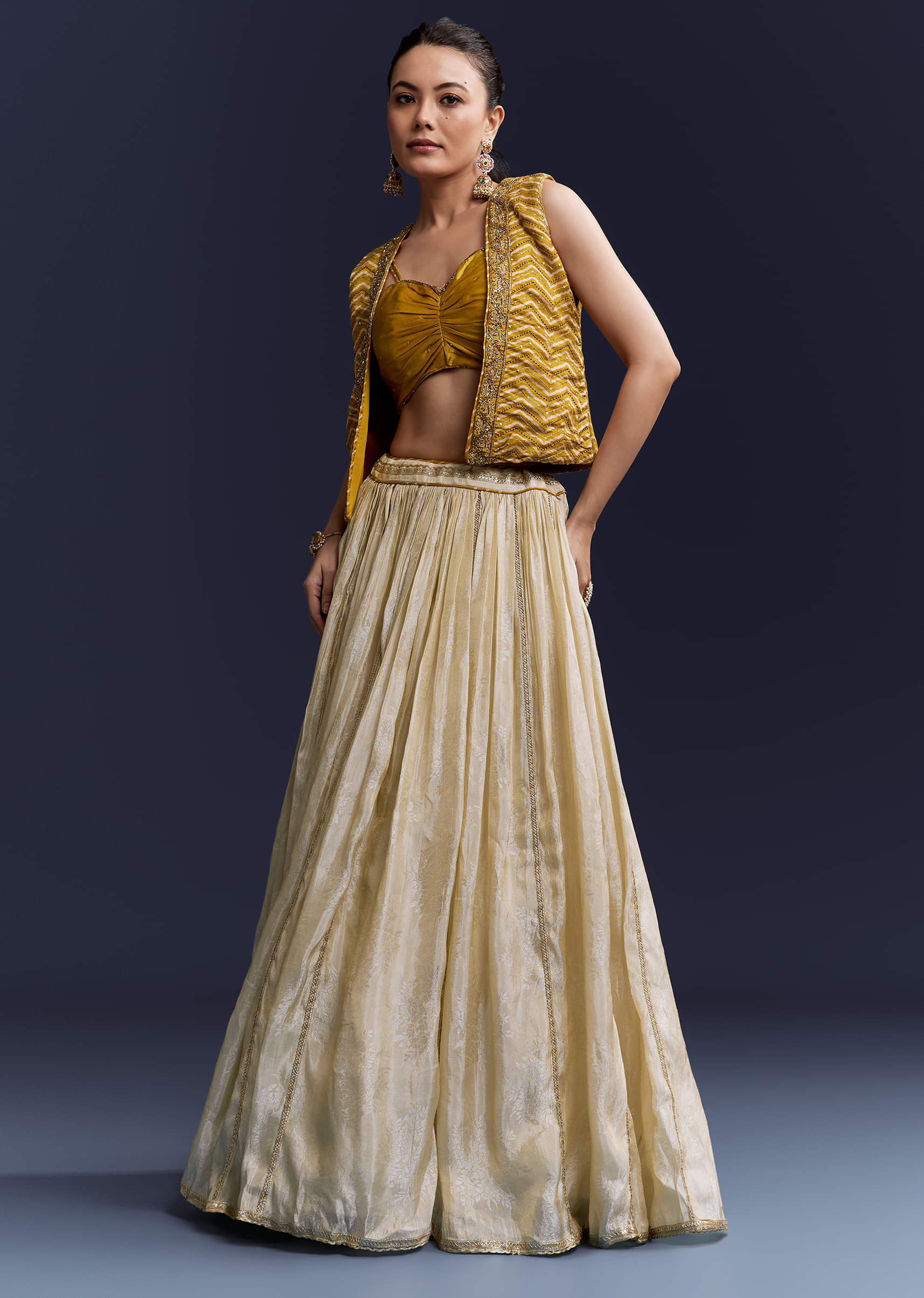 yellow-satin-festive-lehenga-with-hand-dyed-chevron-print-jacket-sg353881-4.jpg