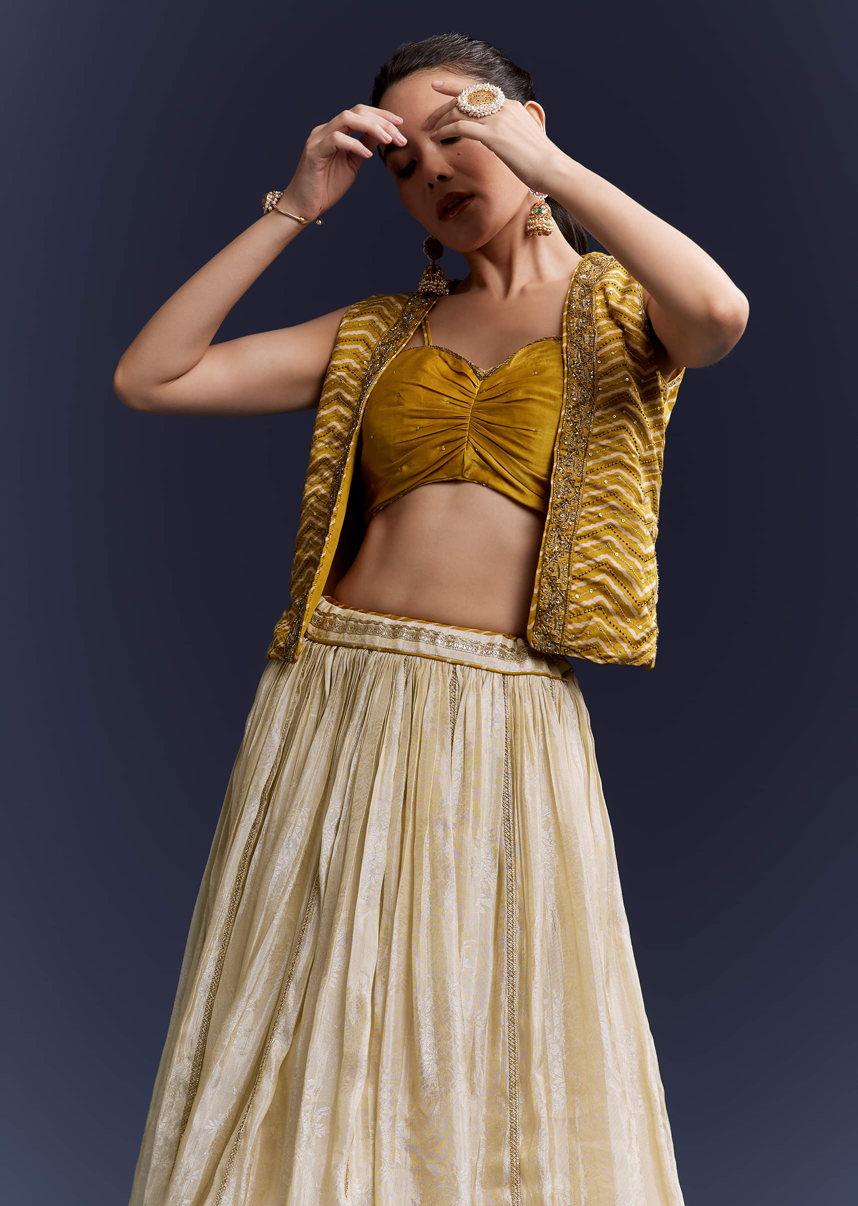 yellow-satin-festive-lehenga-with-hand-dyed-chevron-print-jacket-sg353881-5.jpg