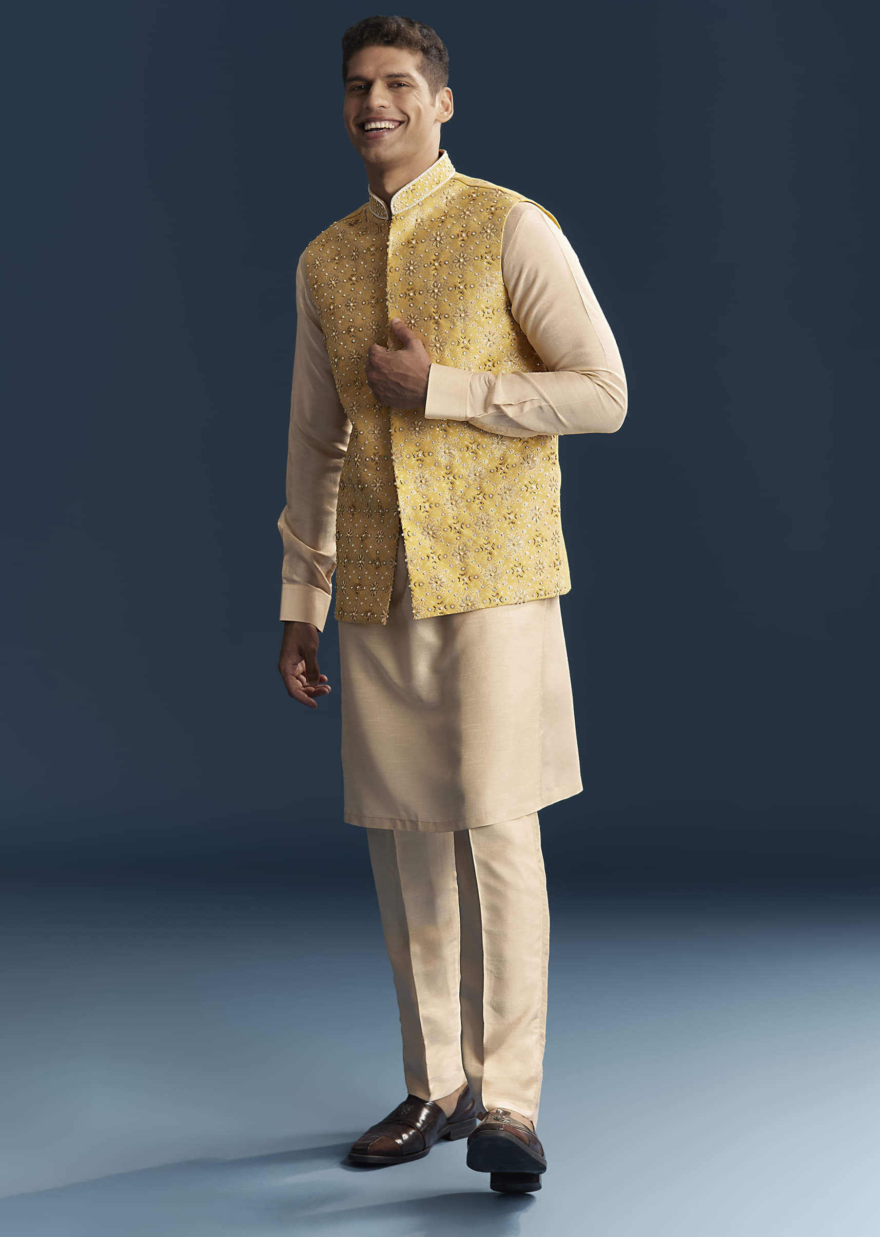 yellow-silk-kurta-jacket-set-for-men-with-heavy-hand-embroidery-sg332892-3.jpg